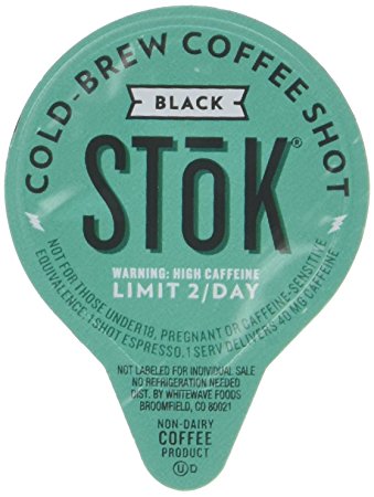 5. SToK Caffeinated Black Coffee Shots, 264-Count Single-Serve Packages