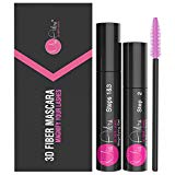 3D Fiber Lash Mascara by Mia Adora - Premium Formula with Highest Quality Natural & Non-Toxic Hypoallergenic Ingredients - FREE Bonus Eyelash ebook with Pro-Tips Included (Black Mascara)