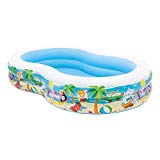 Intex Swim Center Paradise Inflatable Pool, 103in X 63in X 18in, for Ages 3+