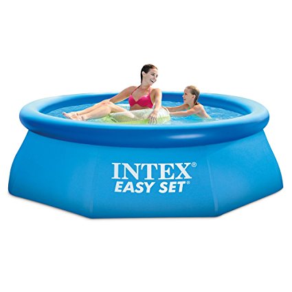6. Intex 8ft X 30in Easy Set Pool Set with Filter Pump