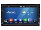 Carfond 6.95 Inch Android 4.4.4 Universal In Dash Double Din 800X480 HD Touch Screen Car DVD Player AM/FM Radio GPS Navigation Navi Stereo Support 3G/Built-in Wifi Bluetooth USB/SD DVR OBD2 AUX 1080P External Microphone as Gifts