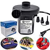 Electric Air Pump for Inflatables Air Mattress Pump Air Bed Pool Toy Raft Boat Quick Electric Air Pump Black (AC Pump(130W))