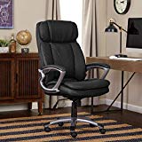 Serta Faux Leather Big & Tall Executive Chair, Black