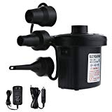 Jasonwell Electric Air Pump Portable Quick-Fill AC DC Inflator Deflator Pump for Air Mattress Inflatables Pool Floats Water Toy Raft Bed Boat Pool Toy with Nozzles110-240 V