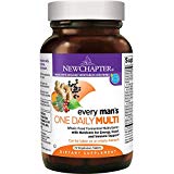 New Chapter Every Man's One Daily, Men's Multivitamin Fermented with Probiotics + Selenium + B Vitamins + Vitamin D3 + Organic Non-GMO Ingredients - 72 ct (Packaging May Vary)