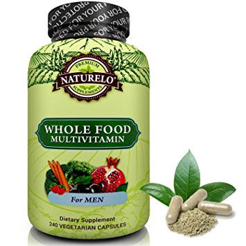 9. NATURELO Whole Food Multivitamin for Men