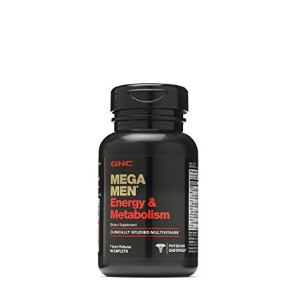 8. GNC Mega Men Energy & Metabolism Tablets