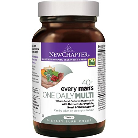 7. New Chapter Every Man's One Daily 40+, Men's Multivitamin