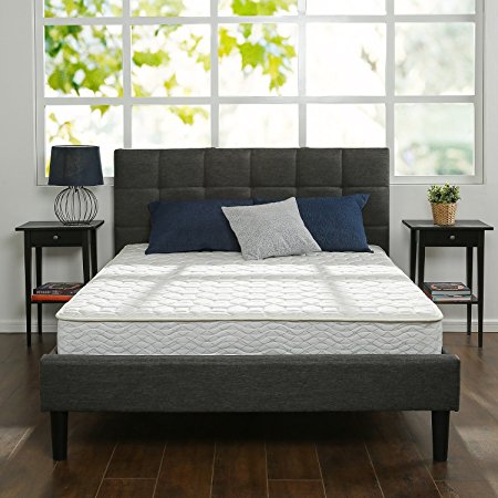 9. Zinus 8 Inch Hybrid Green Tea Foam and Spring Mattress