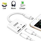 GMW Dongle Splitters iPhone Headphone, White