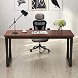 Tribesigns Modern Computer Desk, 63 inches Large Office Desk Computer Table Study Writing Desk for Home Office, Solid Metal Frame