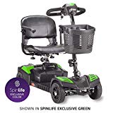 Drive Medical Scout Compact Travel Power Scooter, 4 Wheel, Green