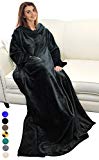 Catalonia Wearable Blanket with Sleeves and Pocket, Comfy Soft Fleece Mink Micro Plush Wrap Throws Blanket Robe for Women and Men 73