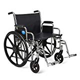 Medline Excel Extra-Wide Wheelchair, 24