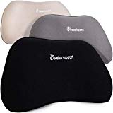 RS1 Back Support Pillow by RelaxSupport - Lumbar Pillow Upper and Lower Back for Chair Back Pain Uses ArcContour Special Patented Technology Has Unique Lateral Convex Shape for a Pain Free Back