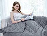 ZZZhen Weighted Blanket - High Breathability - 48''72'' 15LBs - Premium Heavy Blankets - Calm Sleeping for Adult and Kids, Durable Quilts and Quality Construction