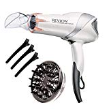 Revlon 1875W Damage Protection Infrared Hair Dryer with Hair Clips