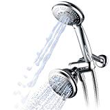 Hydroluxe 1433 Handheld Showerhead & Rain Shower Combo. High Pressure 24 Function 4