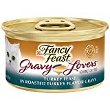 Purina Fancy Feast Gravy Wet Cat Food, Gravy Lovers Turkey Feast in Roasted Turkey Flavor Gravy - (24) 3 oz. Cans