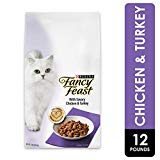 Purina Fancy Feast Dry Cat Food, With Savory Chicken & Turkey - 12 lb. Bag