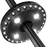 Patio Umbrella Light LATME Cordless 28 LED Night Lights 3 Lighting Mode at 220 lux Battery Operated Umbrella Pole Light for Patio Umbrellas,Outdoor Use or Camping Tents