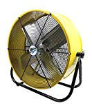 Maxx Air | Industrial Grade Air Circulator for Garage, Shop, Patio, Barn Use | 24-Inch High Velocity Drum Fan, Two-Speed