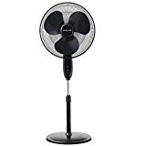 Honeywell Double Blade 16 Pedestal Fan Black With Remote Control, Oscillation, Auto-Off & 3 Power Settings