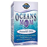 Garden of Life Ultra Pure EPA/DHA Omega 3 Fish Oil - Oceans 3 Oceans Mom Dietary Supplement with Antioxidants, 30 Softgels